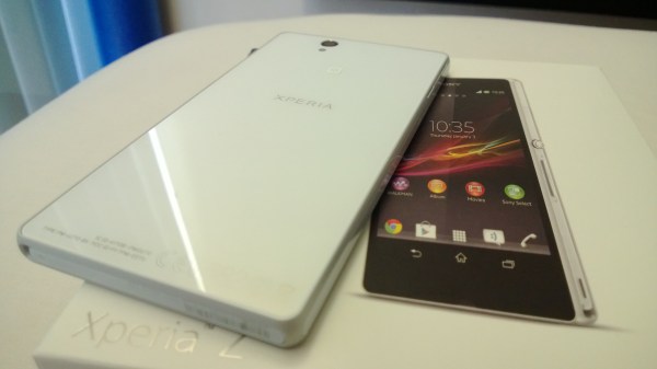 Xperia Z Glass finishing